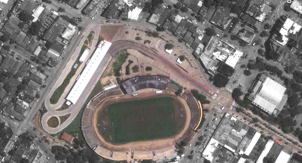 Vista Satelital De Barranquilla Colombia Mapa