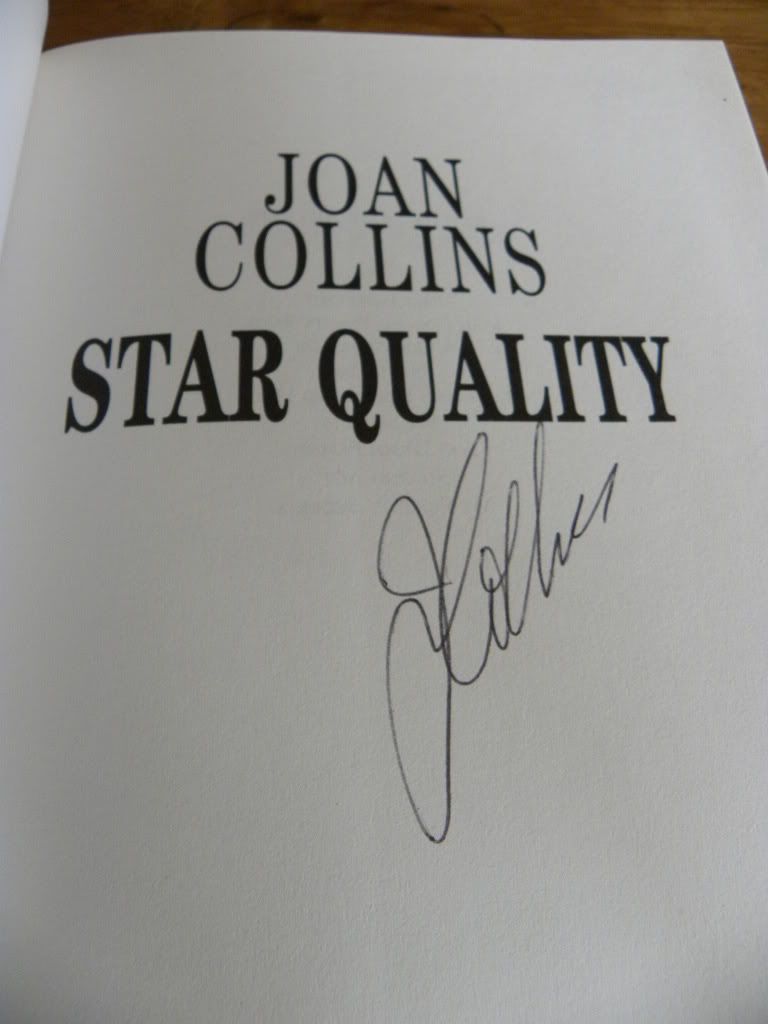 HI I HAVE FOR SALE OR POSSIBLE TRADE A BEAUTIFUL HAND SIGNED JOAN COLLINS