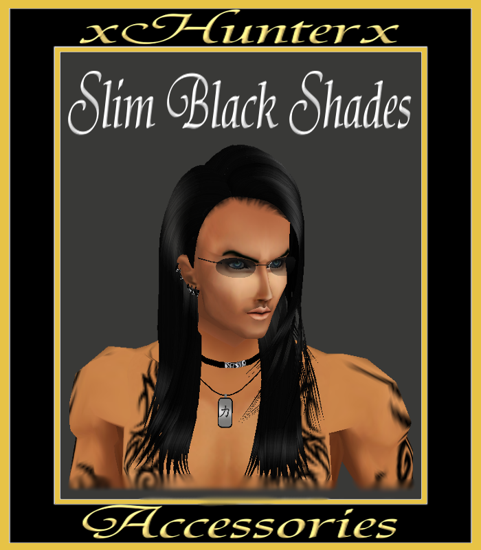 Slim Black Shades