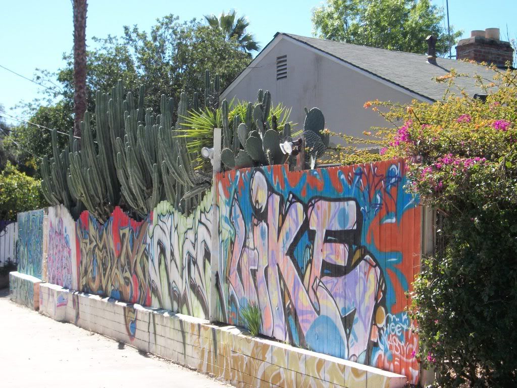 Bisani and Black Chat North Hollywood Graffiti Art Mural