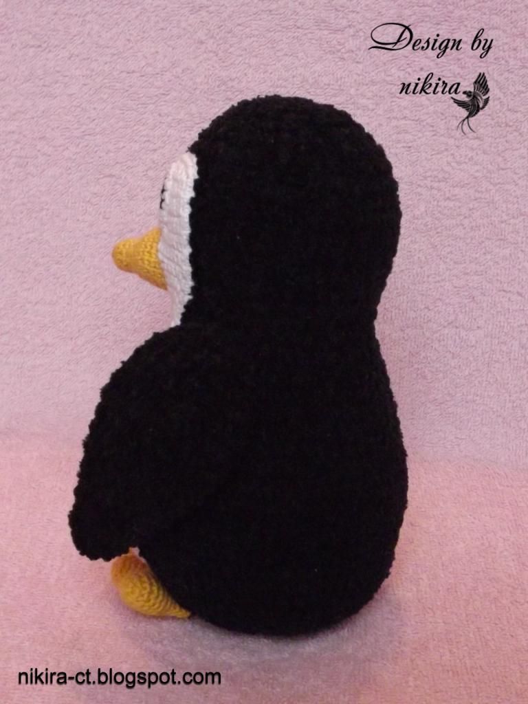 пингвин крючком, crochet penguin