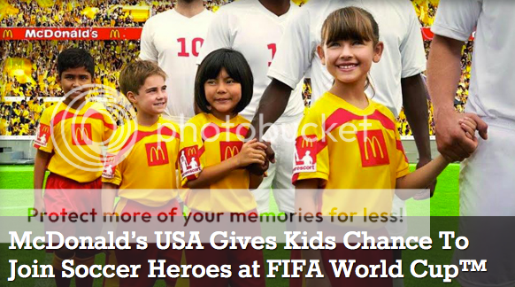 McDonalds sends kids to World Cup in Brazil