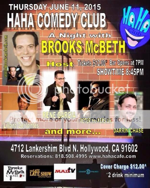 Brooks McBeth HaHa Comedy Club www.nohoartsdistrict.com