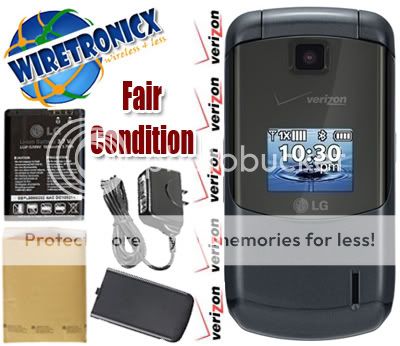 FAIR VERIZON/PAGE PLUS LG ACCOLADE VX5600 BLUETOOTH CAMERA PHONE 