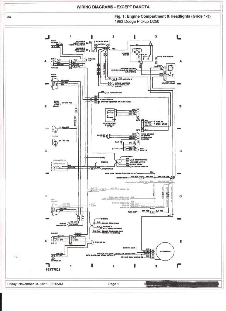 Dodge Cummins Alternator Wiring Diagram - General Wiring Diagram