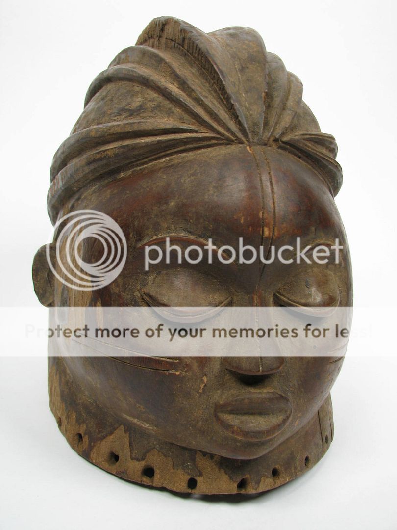 GGoAA Fine African Art   Nigeria Igala Helmet Mask  